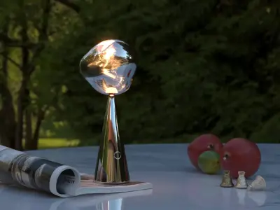 NEW Set  -TOM DIXON MELT - PORTABLE  Cone floor Slim  Fat table 3D model