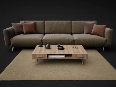 Sofa Set - Morrison Arketipo 03 3D model