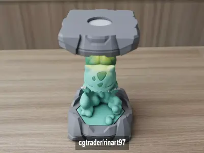 Bulbasaur in the Clone Lab 3D print model