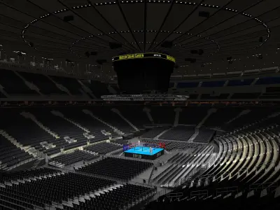  MSG Boxing Arena with Animated Audience (RT) 