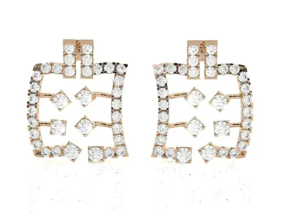 Light wt Pendant Earrings Set 3dm stl obj mtl gltf glb renders  3D print model