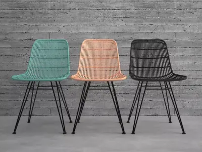 Rattan Chair 3D model