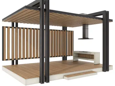 Summer house 3D model buy
