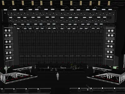 guts tour spilled lollapalooza argentina  3D model