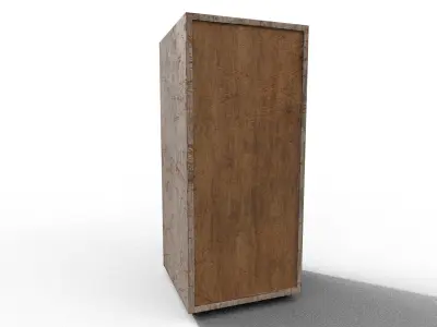 Old Modern Furniture 3D Model Terror Low-poly 3D model