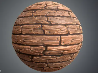 Stylized Wood Vol 02 - Hand Painted Texture Texture