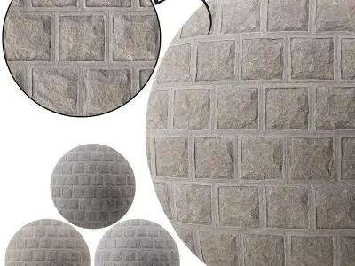 Brick Rockface 04 - Seamless Texture