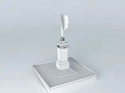 Peace Statue 3D model