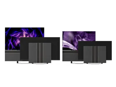 BANG AND OLUFSEN BEOVISION HARMONY 65 and 77 Gray Melange Fabric 3D model