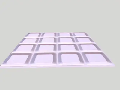 Seamless Tile Low-poly 3D model