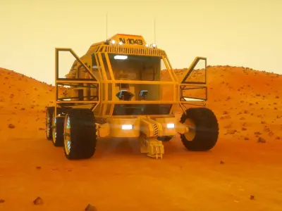 Mars Vehicle 3D model