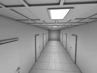 Corridor 3D model purchase