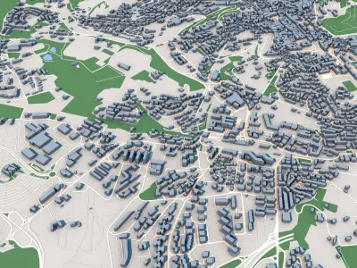 Perugia City Italy 3D model