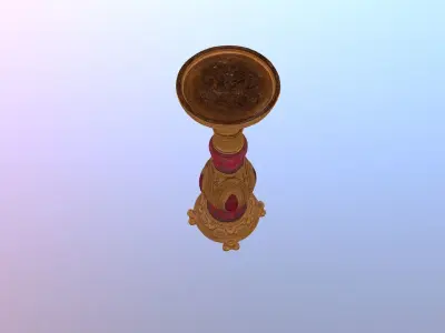 Decorative Candle Holder 3D model
