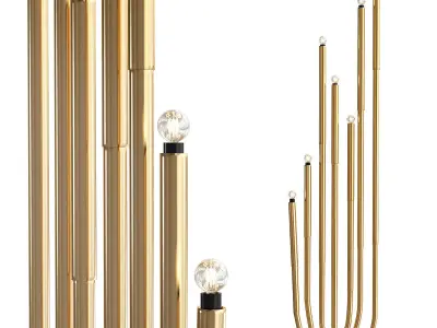 Wall Lamp Collection 15 Pieces 3d model 3D model