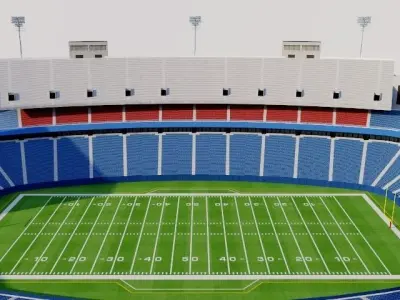 New Era Field - New York Low-poly 3D model