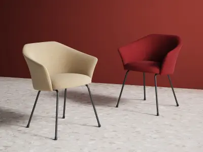 Cm 145 Carver Chair 3D model