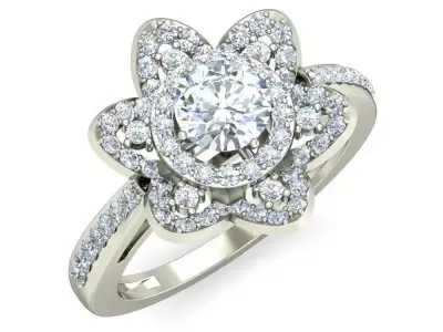 Women Ring  Render 3dm STL OBJ FBX Details 3D print model 235