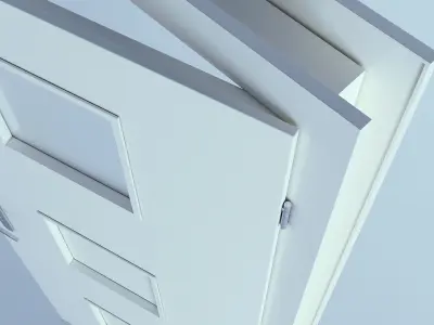 White Door 50 3D model