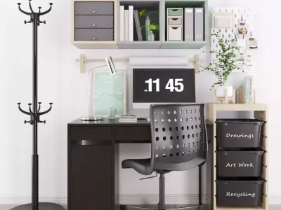 IKEA Workplace-03 3D model