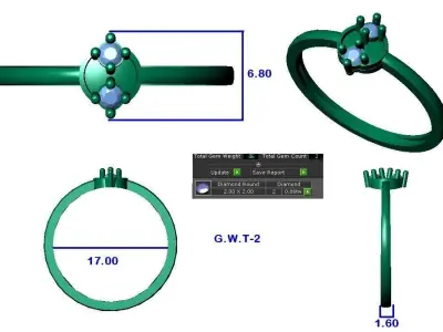 Ring - 12 3D print model