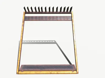 Spike Trap 5 Low-poly 3D model