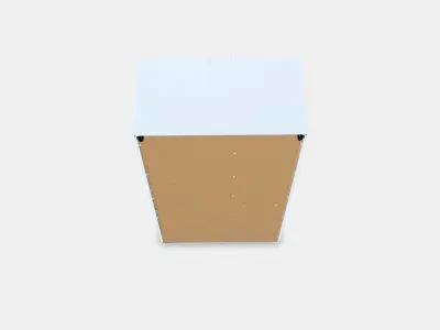 VIHALS wardrobe with 2 doors 3D model