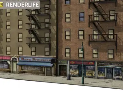 Factory Warehouse 3D model