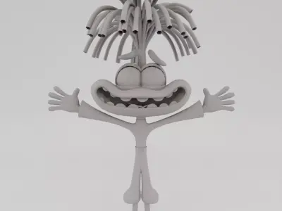 Inside Out 02 Anxiety Insideout Low-poly 3D model