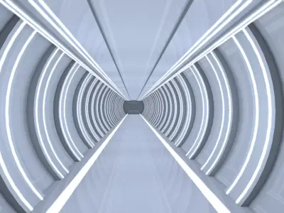 Sci fi Interior 3D model 7
