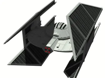 TIE Avenger 3D model