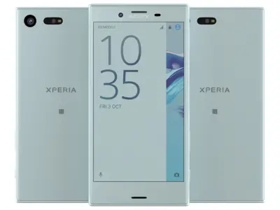 Sony Xperia X Compact Mist blue 3D model
