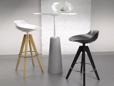Flow Stool VN 4-78 3D model