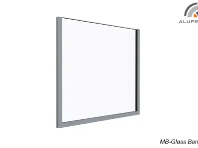 Aluprof MB Glass Barrier 005 M 0430 Free 3D model