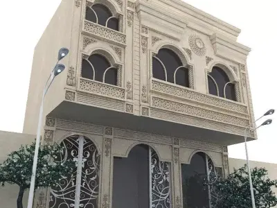 classic building 3D model 4