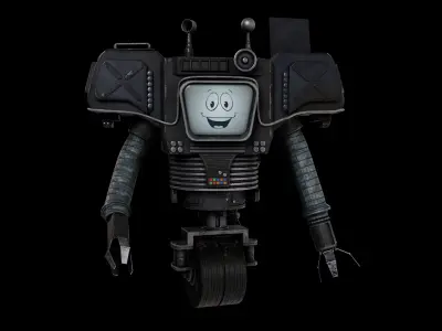 Yes Man Rigged Conceptual Model 3D model