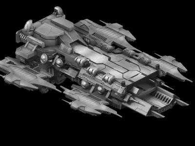 Battlestar - Pier 03 3D model