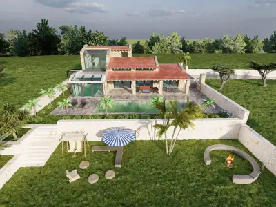 STONE FARM Villa 3D model