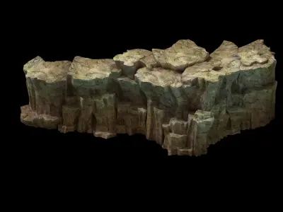 Snow White - precipice 01 3D model