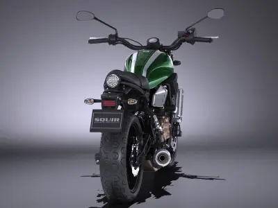 Yamaha XSR700 2016 3D model