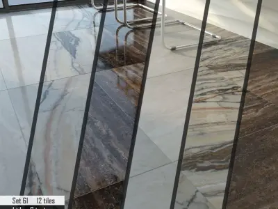 ABC Stone Set 3D model