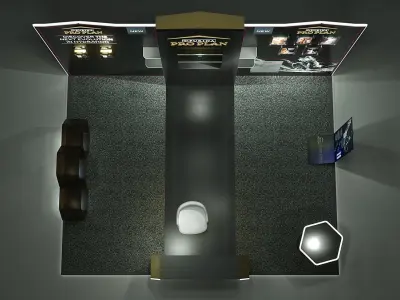 Exhibition Booth 3D model