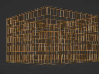 Building 3 Low-poly 3D model purchase