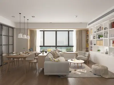 Modern apartment 02 3D model