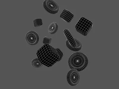 Blood Sugar Icon V1 001 Low-poly 3D model