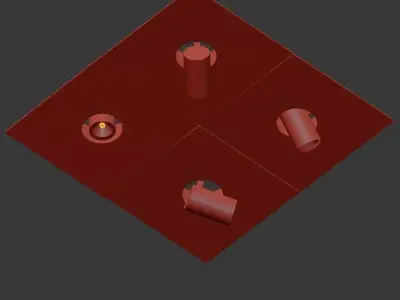 Track Light Fixtures 3D model purchase