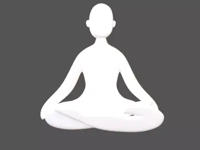 Chakra Icon v1 002 Low-poly 3D model