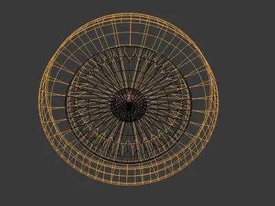 Recess Light Low-poly 3D model