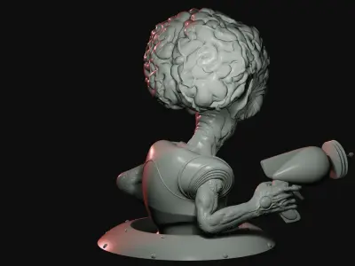 Saucer Man 3D print model