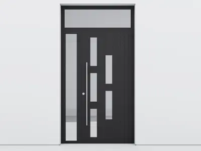 Aluminium door 230 3D model
